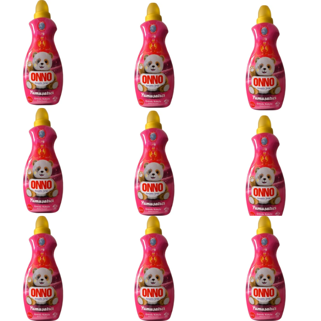 ONNO KONSANTRE ÇAMAŞIR YUMUŞATICISI ORKİDE 1500 ML ( 60 YIKAMA ) x 9 ADET